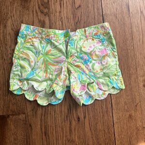 Lily Pulitzer Scalloped Shorts